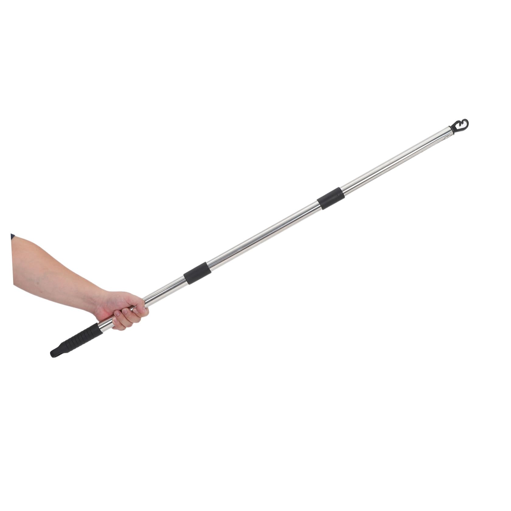 GALPADA Robuste Wetterfeste Wäscheleine 10m mit Abnehmbarer 22m Wäschestange Haken Clips Verstellbares Outdoor Wäscheleinen Satz für Camping Garten und Balkon