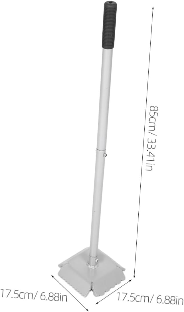 Yardwe Manual Trash Can Compactor Sturdy Stainless Steel Waste Press Tool for Efficient Space Optimization Home Office and Camping Use Durable and User Friendly Design