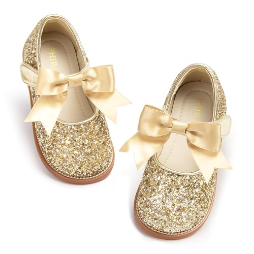 Image of PHIRAMIN Toddler Girl Mary Jane Dress Shoes-Little Girl School Uniform Shoes for Wedding Party