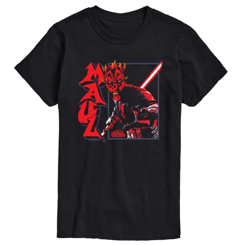 Maul: Shadow Lord - Vintage - Men's Short Sleeve Graphic T-Shirt - Size Large