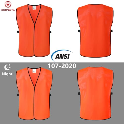 Image of Safety Vest for Men Women Reflective Construction Vest