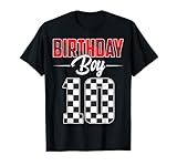 Photo Gallery birthday boy dien, 10 anni, pit crew, 10° compleanno, auto da corsa maglietta Photo Gallery birthday boy dien, 10 anni, pit crew, 10° compleanno, auto da corsa maglietta