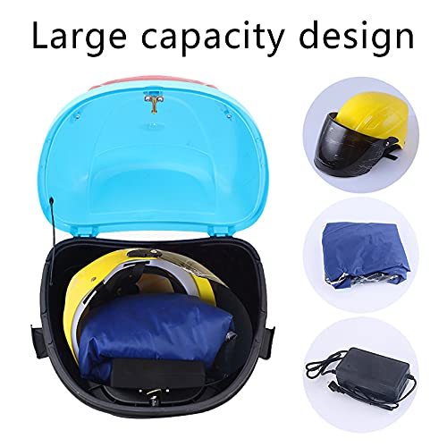 Top Case Moto Universel avec Réflecteur de Sécurité et Support - 6