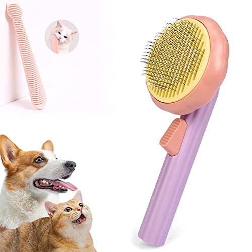 Petjale Cat Brush,Cat Hair Brush,Cat Brush for Shedding & Grooming, Cat Cleaning Grooming Brush for Dogs, Rabbits and Pu