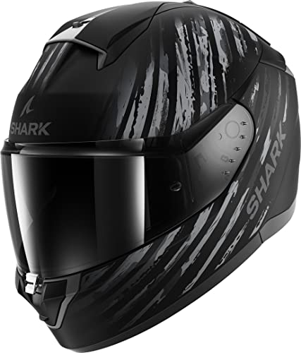 Casque intégral de moto Shark Ridill 2 Assya KAA noir et gris M