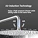 SEIDO 10 Inch Rain Shower Head - High Pressure Polished Chrome Stainless Steel, Wall/Ceiling Mount with Adjustable Swivel Ball, Anti-Clog Nozzles, Easy Tool-Free Installation