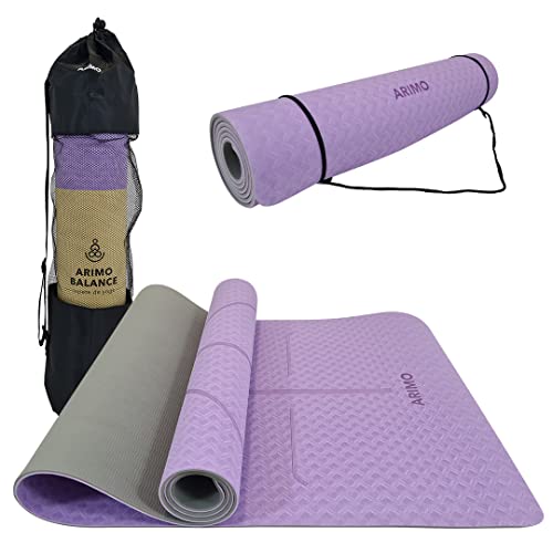 ARIMO Tapete Yoga Mat Antiderrapante TPE Ecológico Biodegrad...