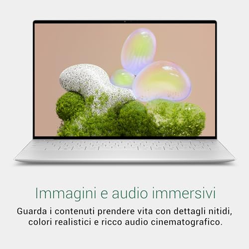 XPS 13 (9350) Laptop Copilot+ Display 13,4" FHD+ 120 Hz, Intel Core Ultra 7 Series 2- Intel Evo Edition, 32GB RAM, 1TB SSD, Grafica Intel Arc, Windows 11 Home, Tastiera Italiana - Platino - Notebook - Immagine 8