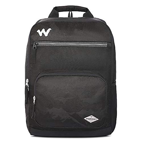 Buy Wildcraft 15 Ltrs Evo Jacquard Black Casual (Box/Mini) Backpack