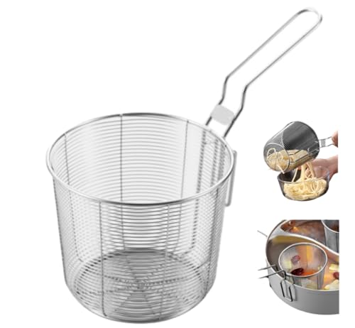 DOEMTY Separate Stainless Steel Pasta Basket - Pasta Cooker with ...