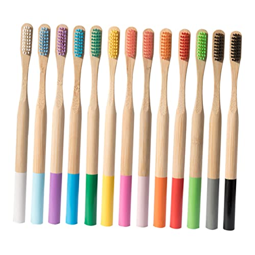 FONDOTIN 4Piezas Bambú para Adultos Ecológicos y Duraderos para Uso Diario Color Embalaje Caja