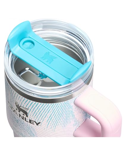 Image of STANLEY Quencher H2.0 Tumbler with Handle and Straw 20 oz | Flowstate 3-Position Lid | Cup Holder Compatible for Travel | Insulated Stainless Steel Cup | BPA-Free | Sea Glass Plume