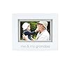 Pearhead Me and My Grandpa Sentiment Baby Picture Frame Baby Keepsake Photo Frame Gender Neutral Baby Nursery Decor Grandparents Gift White