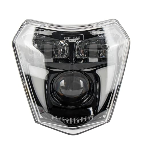 Phare LED longue portée pour motocross EXC avec éclairage ultra blanc