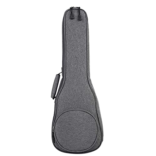 Nicfaky Housse ronde pour ukulélé de poche 10 mm en éponge portable et étanche Gris - Les Beatles, Paul McCartney, John Lennon, RIngo Starr, George Harrison Nicfaky Housse ronde pour ukulélé de poche 10 mm en éponge portable et étanche Gris