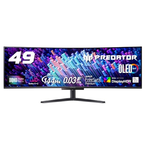 Amazon.co.jp: Predator ゲーミングモニター 49インチ 32:9 DQHD QD