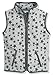 Playshoes Unisex Kinder Fleeceweste Allover Sterne, Grau, 98