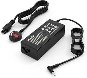 45W HP Laptop Charger 4.5mm*3mm AC Adapter for HP Stream 11 13 14 Pavilion X360 Elitebook Folio Spectre X360 HP Pavilion Touchsmart Spectre Ultrabook power cord 19.5V 2.31A