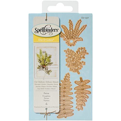 Spellbinders S2-197 Ferns D-Lites Etched/Wafer Thin Dies