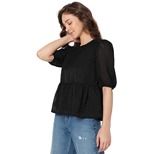 Image of VERO MODA Regular Fit Top (258288801 Black S)