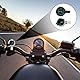 MEGYAD 2 Stück 22-25mm Motorrad Fahrrad Uhr: Glow Lenker Uhr mit Oxidationsbeständigkeit Legierung für Versiegelt Wasserdicht, Schwarz Fahrradzubehör Watch für Nachts Unterwegs Radfahren Student