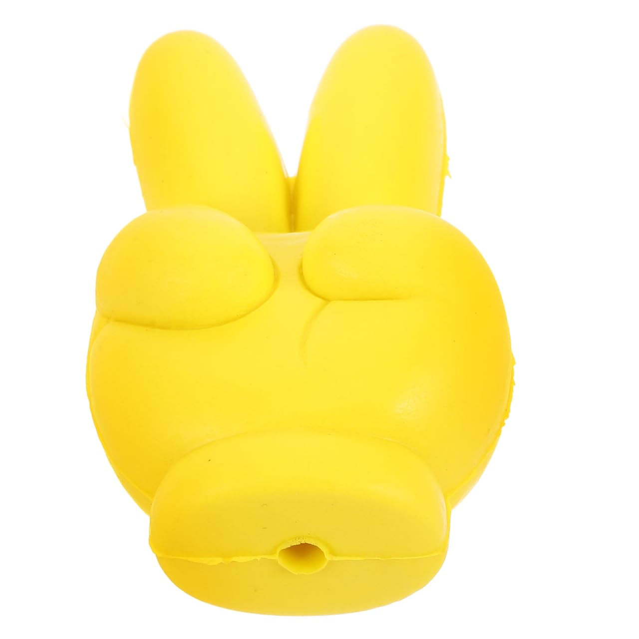 GLEAVI Yellow Victory V Finger Antenna Topper – Cute EVA Foam Car Antenna Ball, Universal Car Roof Decoration, Funny Exterior Accessory