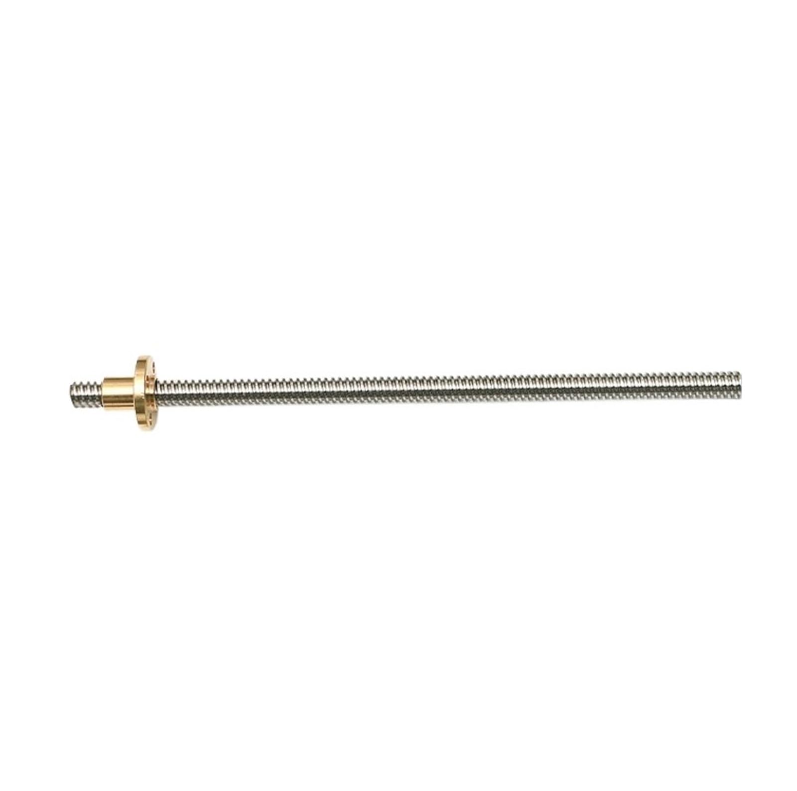 Metal Ball Screw nut T8 Lead Screw Trapezoidal Rod Lead 14mm Length 100mm-1000mm with Copper Nut(100mm)