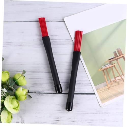 Baquetas de percusión con punta de nailon SHOWERORO rojas miniatura 6