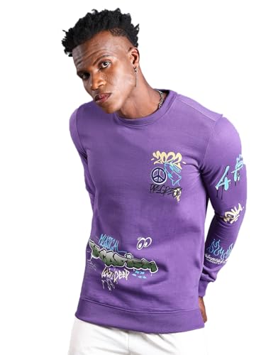 Image of The Indian Garage coRegular Fit Placement Print Long Sleeve Pull On Sweatshirt