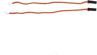 Soapow 2pcs Kayak Paddle Leashes Stretchable Canoe Paddle Leash Kayak Accessories with Belt Buckle and Hook Orange1 Canoe Paddle Leash Stretchable Paddle Leash for Kayaking Canoe Rope Canoe Padd