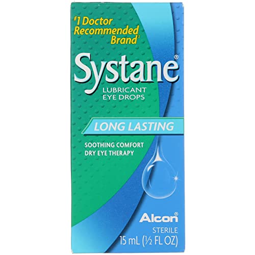 Systane Long Lasting Lubricant Eye Drops - 0.5 oz, Pack of 3