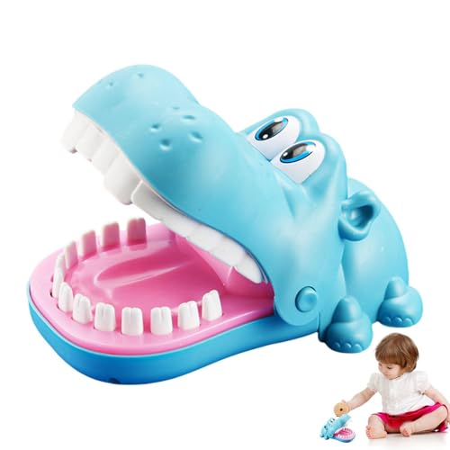 Das Hippo-Zahnset mit Zähnen zum Rennen, Fingerspiel | schnelle Reaktion des klassischen Spielzeugs für Erwachsene und Erwachsene
