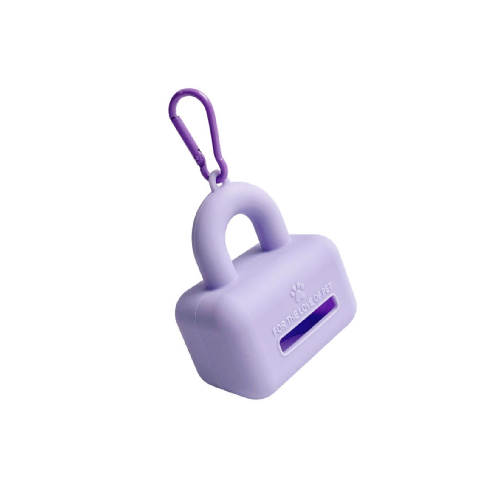Pet Poop Bag Dispenser for Dog Owners Outdoor Walking Garbage Bag Pet Walking Supplies Dog Leash Waste Carriers