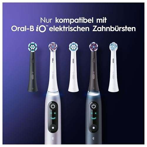 Oral-B iO Strahlendes Weiss Aufsteckbürsten für elektrische Zahnbürste, 6 Stück, aufhellende Zahnreinigung… – Ansicht 6