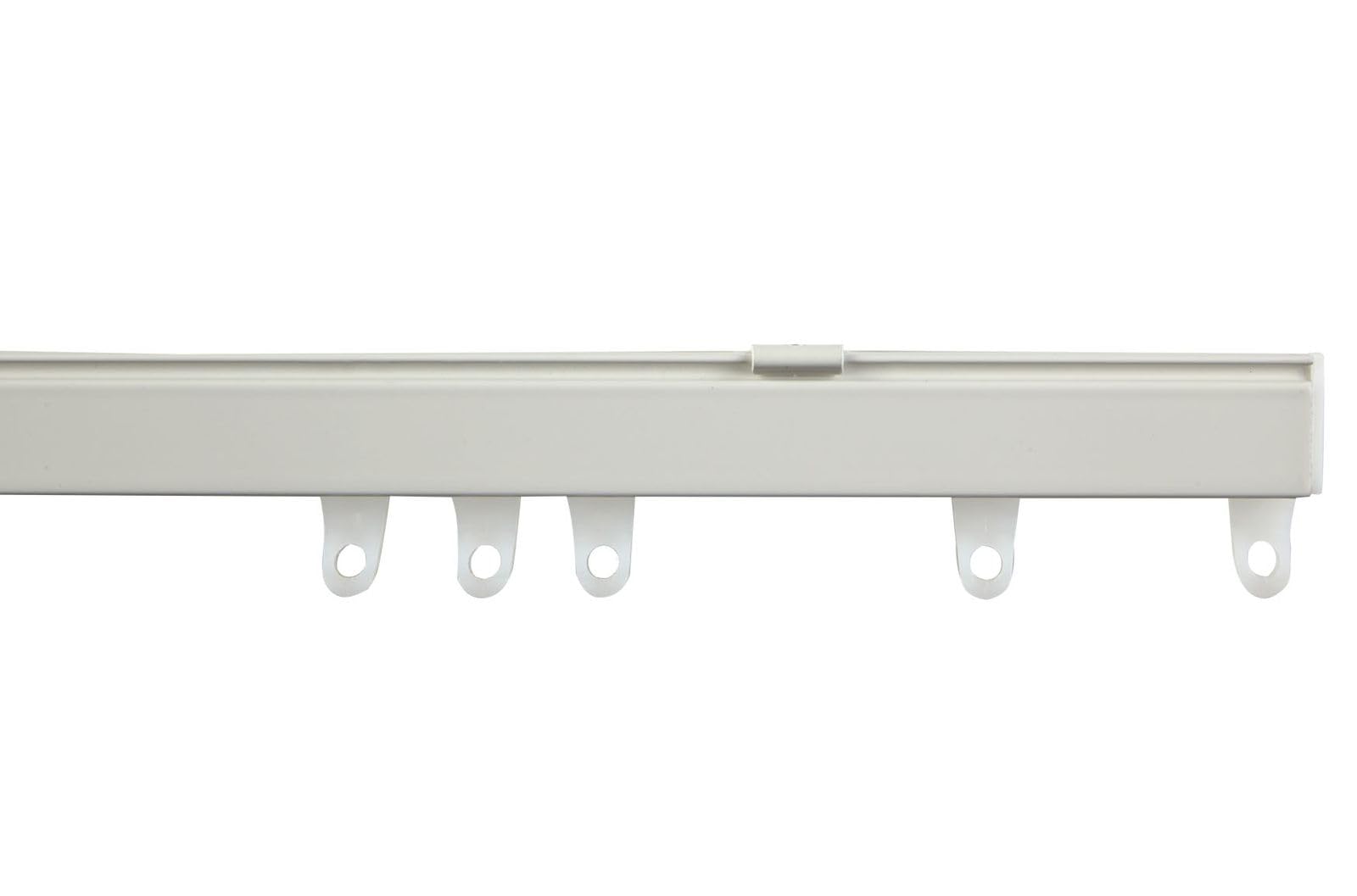 Fineline White Aluminium Heavy Duty Window Curtain Bendable Track Rail Set (500 cm (196.85"))