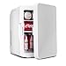 Fullwatt Mini Frigo Portabile 12v/220v con Funzione di Raffredamento e Riscaldamento da Auto Camera Ufficio e Campeggio, Piccolo Frigo Silenzioso di 10 Litri per la Cura delle Bibite e Cosmetici