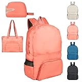🌈【NOMBREUSES UTILISATIONS】Ce sac à dos de voyage pliable est un choix idéal et confortable pour un usage quotidien ou les excursions d'une journée, les vacances, les voyages, les randonnées d'une journée, l'école, le camping et le shopping.