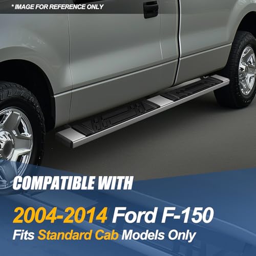 Estribos de acero inoxidable para Ford F-150 2004-2014 miniatura 7