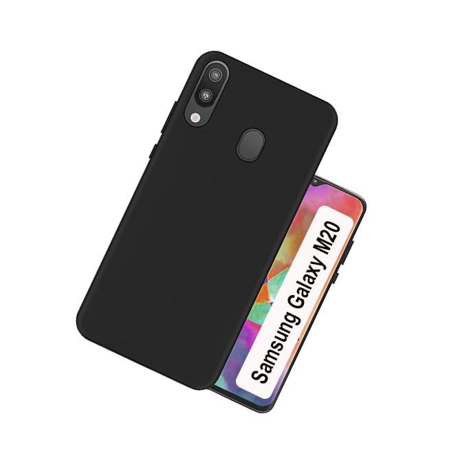 COBERTA Back Cover for Samsung Galaxy M20 Back Cover Case - Black Silicon (B0CSDM4NKM) Amazon Price History, Amazon Price Tracker