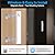 PZSUNLY Under Cabinet Lighting Wireless,Rechargeable Motion Sensor Light Indoor,3Color Dimmable Closet Light Battery Operated with Remote Control, Magnetic Under Counter Lights for Kitchen 2Pack