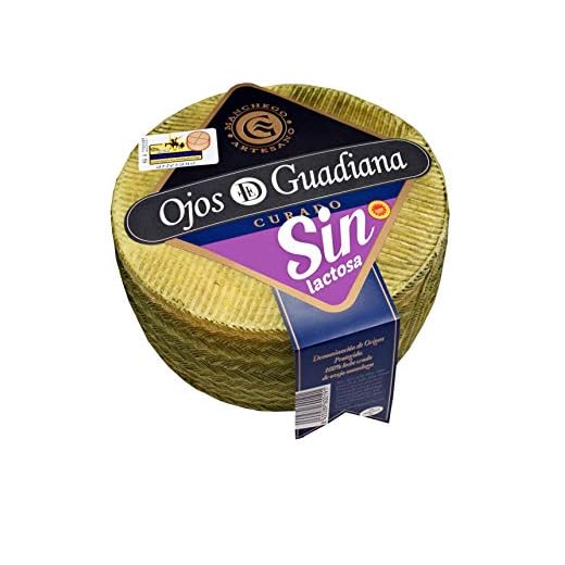 Queso Artesano D.O. Manchego Ojos del Guadiana - SIN LACTOSA CURADO - Grande