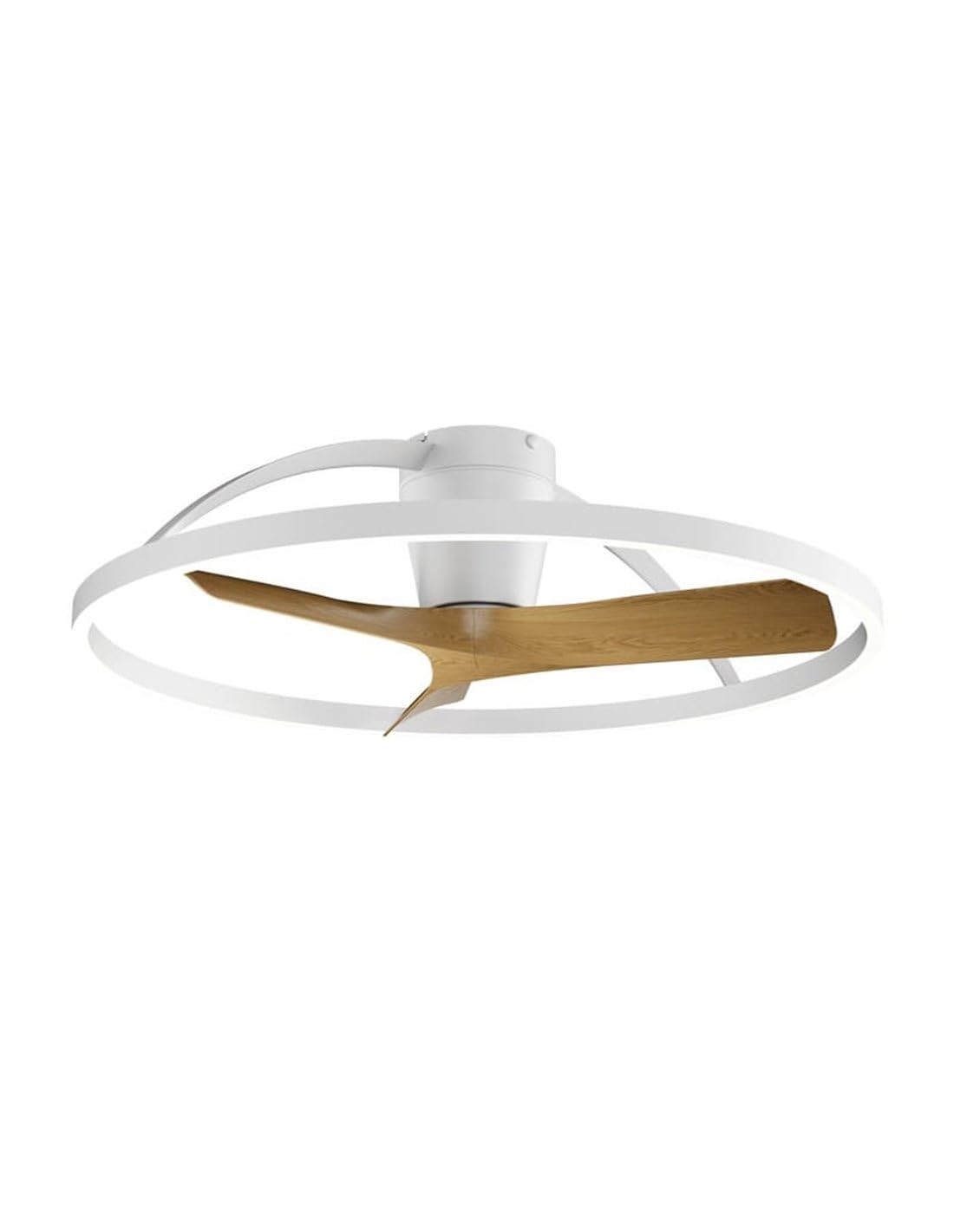 Ventilatore NEPAL II bianco-legno