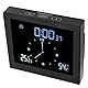 Wanduhr für Badezimmer, Dusche, TS-WP10, Innovativer Timer, wasserdicht, Hygrometer, Lieferung für Badezimmer, Timer für Rückwärtsgang, Schwarz