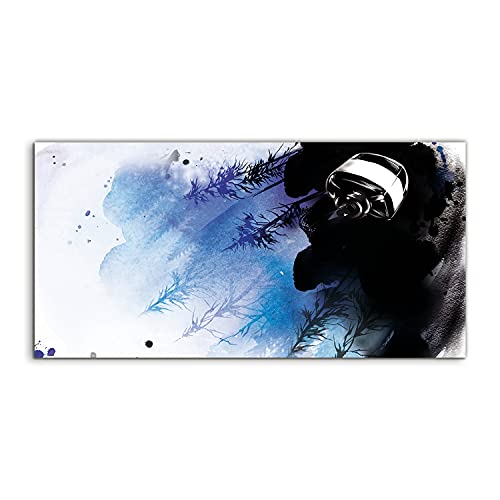 Photo acrylique 120x60cm salon art mural abstrait Las ink watercolors Coloray