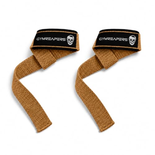 Image of Gymreapers Lifting Wrist Straps for Weightlifting, Bodybuilding, Powerlifting, Strength Training, & Deadlifts - Padded Neoprene with 18 inch Cotton