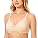 Produktbild DELIMIRA Damen Minimizer BH mit Bügel Vollschalen ohne Polster Spitzen Cup Beige 75G