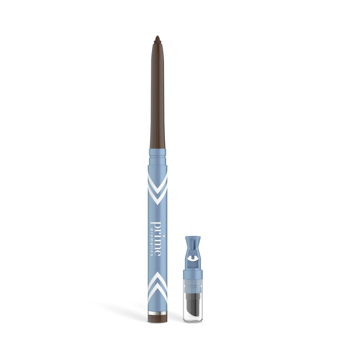 PRIME PROMETICS PrimeEyes Glide Eyeliner for Mature Women Water-Resistant Long-Stay and Mess-Proof Gel Cream Texture Discreet Sharpener and