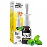 Nose Energy Koffein Nasenspray - Das Original | Sofort wirksam, zuckerfrei & kalorienarm | mind. 70 Sprühstöße, ideal für den Alltag & unterwegs