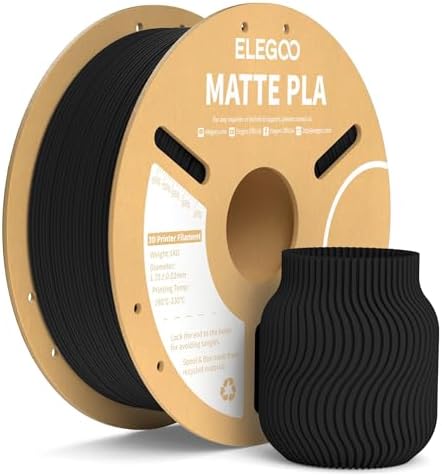 ELEGOO PLA Matte Black 1.00kg