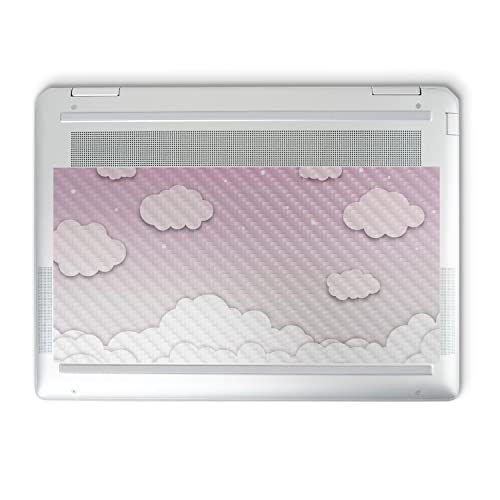 Image of MightySkins Carbon Fiber Skin Compatible with HP Spectre x360 14 inch (2022) Full Wrap Kit - Baby Clouds | Protective, Durable Textured Carbon Fiber Finish | Easy to Apply | Made in The USA
